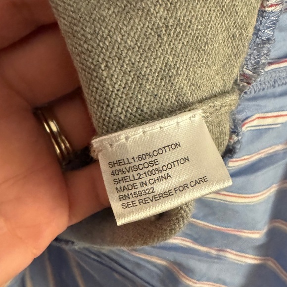 Central Park West Gray/Blue Top Size Small NWOT Revolve Brand NYC Viscose Cotton - Picture 6 of 6